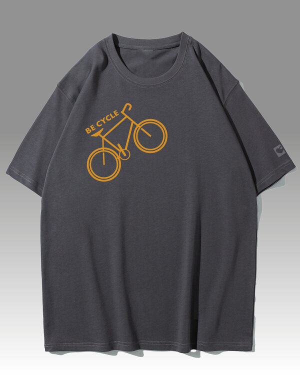 PLO 004ORANGE Tshirt Oversize Graphite Koszulka oversize Be Cycle