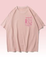 Koszulka oversize The Flirty One - nadruk z zamszu