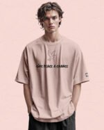Koszulka oversize <br>Give Peace a Chance - nadruk silikonowy