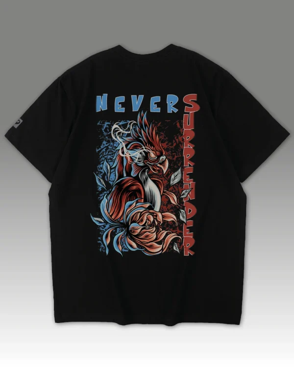 Męska koszulka oversize <br>Never Surrender