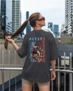 Damska koszulka oversize <br>Never Surrender