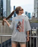 Damska koszulka oversize <br>Never Surrender
