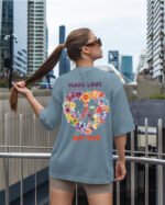 Damska koszulka oversize <br>Make love not War