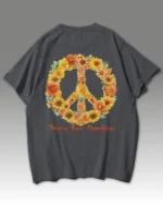 Męska koszulka oversize Peace Love Sunshine