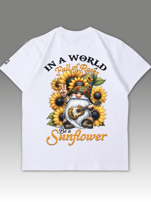 Damska koszulka oversize Be a Sunflower