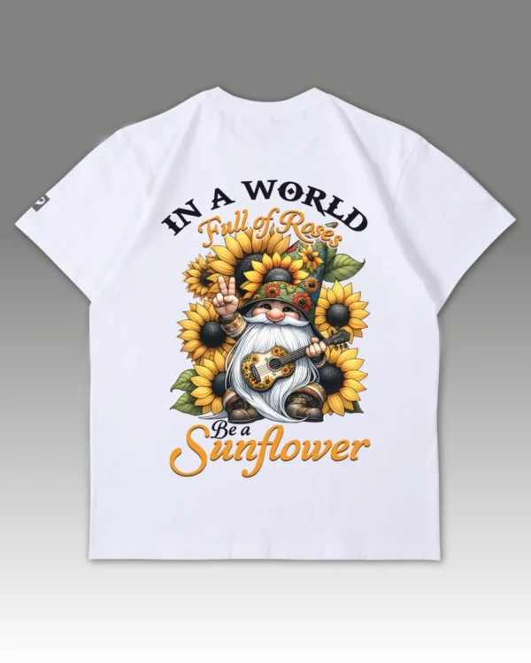 TL0453BIG Tshirt Oversize White2 Damska koszulka oversize Be a Sunflower