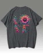 Damska koszulka oversize <br>Love Blossoms