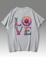 Damska koszulka oversize <br>Love Blossoms