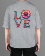 Męska koszulka oversize <br>Love Blossoms