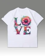 Damska koszulka oversize <br>Love Blossoms