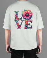Męska koszulka oversize <br>Love Blossoms