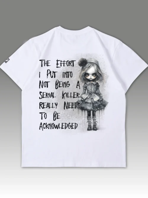 Damska koszulka oversize Dark Humor Doll