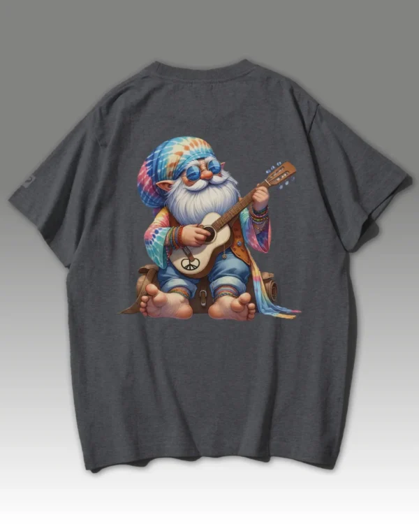 Męska koszulka oversize <br>Hippie Gnome Vibes