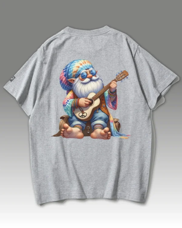 Męska koszulka oversize <br>Hippie Gnome Vibes