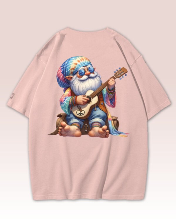 Męska koszulka oversize <br>Hippie Gnome Vibes