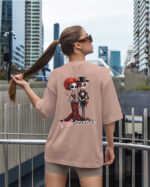 TL0470BIG Tshirt Oversize Pink23 Damska koszulka Gruba Premium <br>Just Married