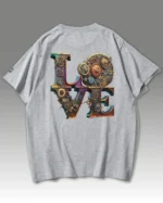 TL0471BIG Tshirt Oversize Graphite&grey24 Damska koszulka Gruba Premium <br>Steampunk LOVE