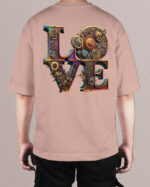 TL0471BIG Tshirt Oversize Pink22 Męska koszulka Gruba Premium <br>Steampunk LOVE