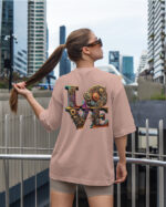 TL0471BIG Tshirt Oversize Pink23 Damska koszulka Gruba Premium <br>Steampunk LOVE