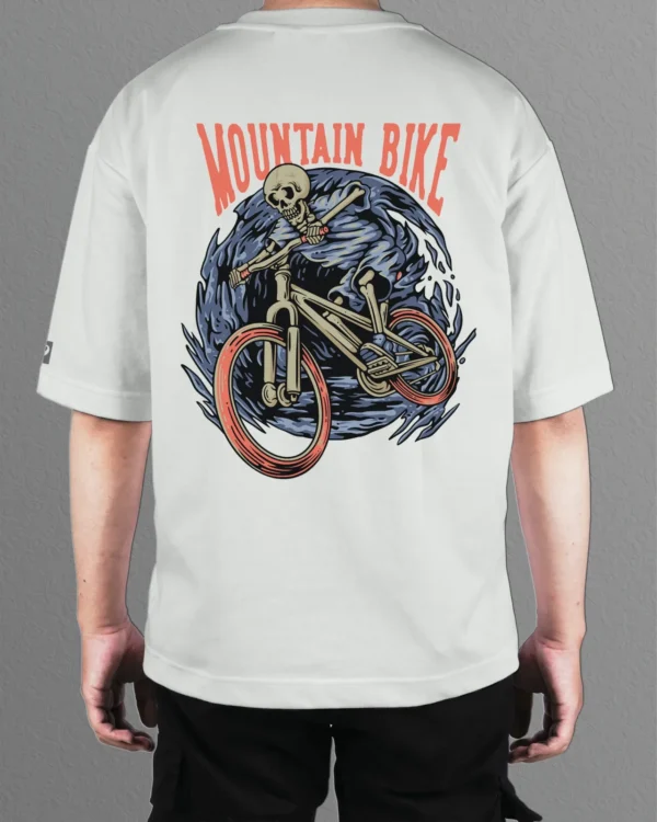 Męska koszulka oversize <br>Mountain Bike