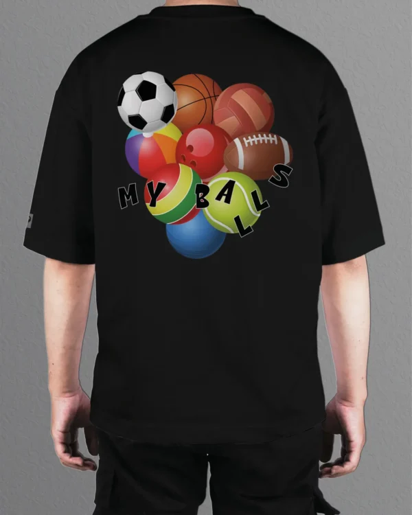 Męska koszulka oversize <br>My Balls