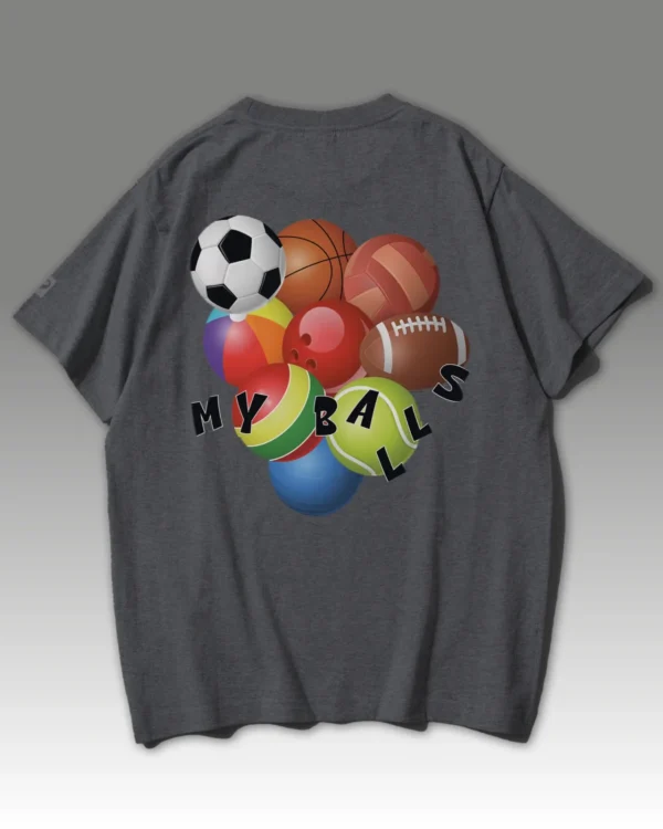 Męska koszulka oversize <br>My Balls