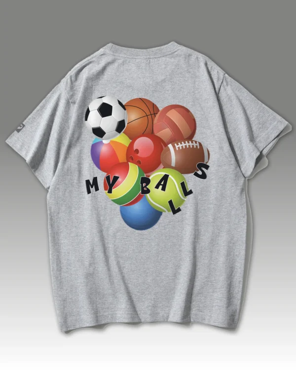 Męska koszulka oversize <br>My Balls