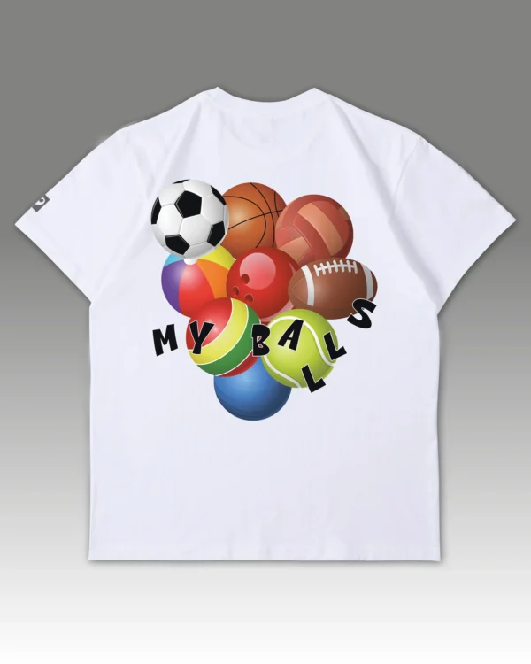 Męska koszulka oversize <br>My Balls