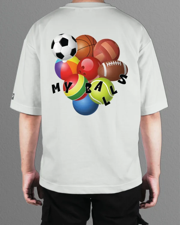 Męska koszulka oversize <br>My Balls