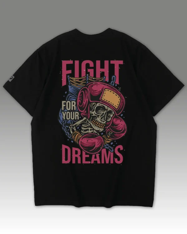Męska koszulka oversize <br>Fight For Your Dreams
