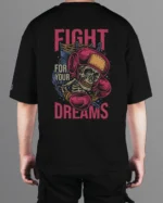 Męska koszulka oversize <br>Fight For Your Dreams