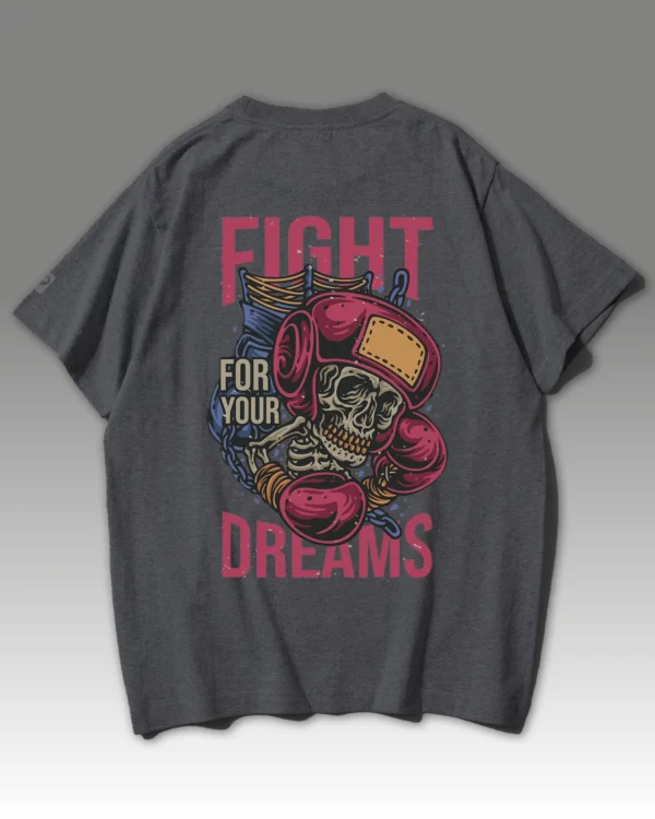 Damska koszulka oversize Fight For Your Dreams Męska koszulka oversize Fight For Your Dreams