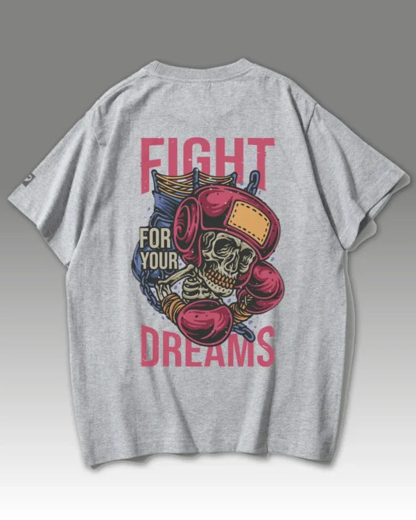 Męska koszulka oversize <br>Fight For Your Dreams