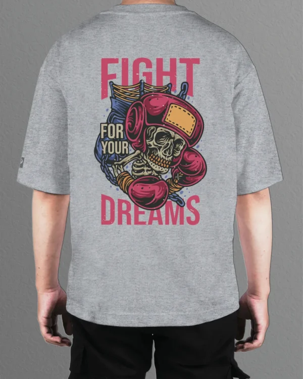 Męska koszulka oversize <br>Fight For Your Dreams