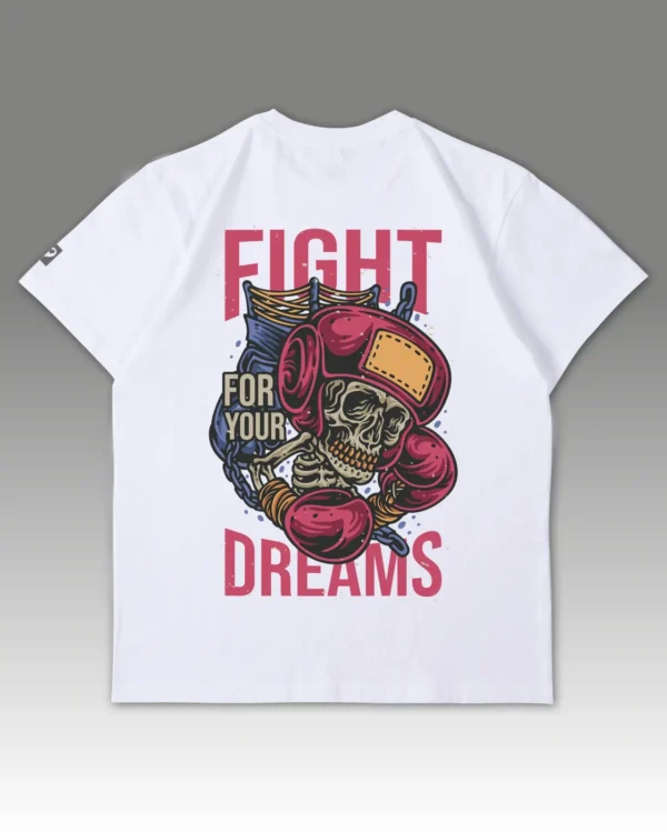 Męska koszulka oversize <br>Fight For Your Dreams