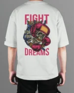 Męska koszulka oversize <br>Fight For Your Dreams