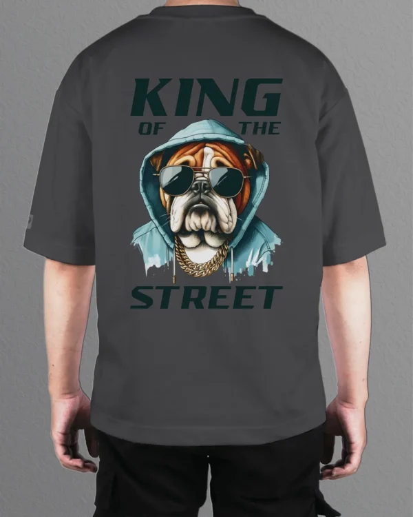 Męska koszulka oversize <br>King of the Street