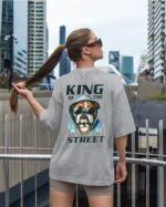 Damska koszulka oversize <br>King of the Street