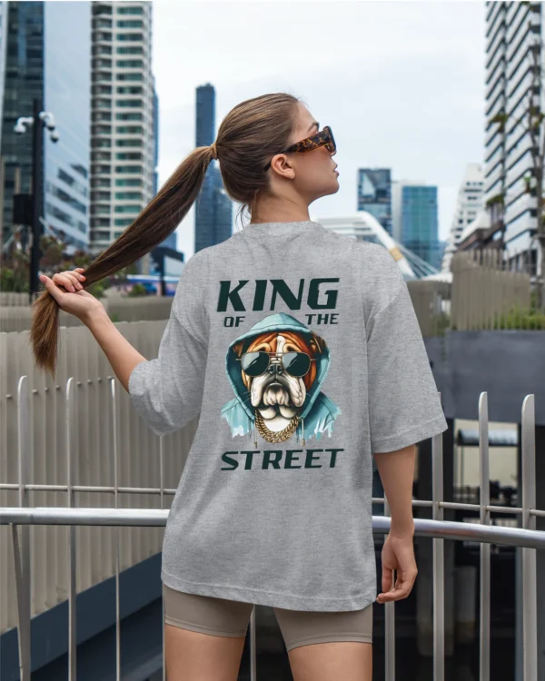 Damska koszulka oversize <br>King of the Street