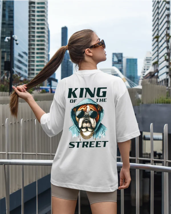 Damska koszulka oversize <br>King of the Street