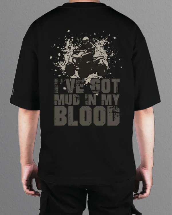 Męska koszulka oversize <br>Mud in my Blood