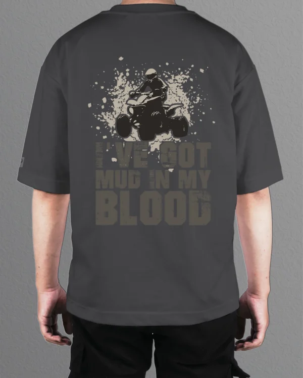 Męska koszulka oversize <br>Mud in my Blood