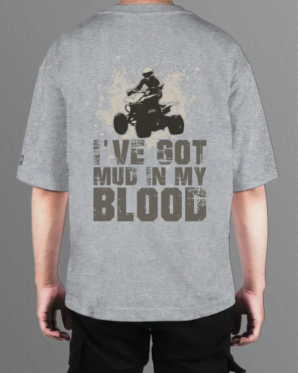 Męska koszulka oversize <br>Mud in my Blood