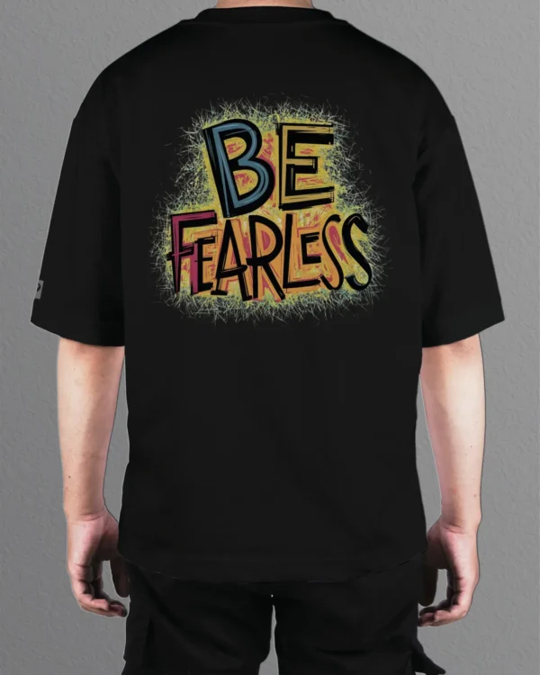 Męska koszulka oversize <br>Be Fearless