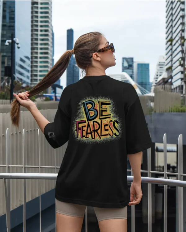 Damska koszulka oversize <br>Be Fearless