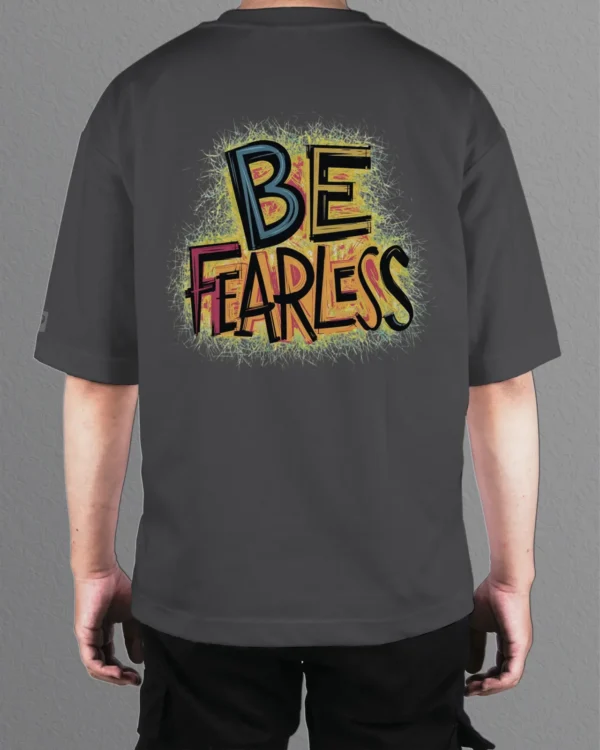Męska koszulka oversize <br>Be Fearless