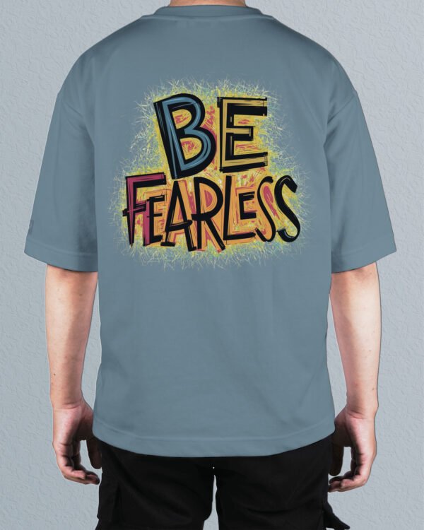 Męska koszulka oversize <br>Be Fearless