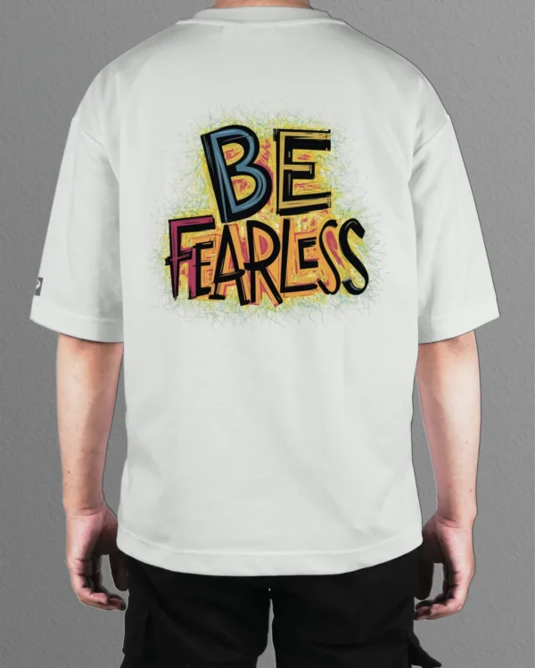 Męska koszulka oversize <br>Be Fearless