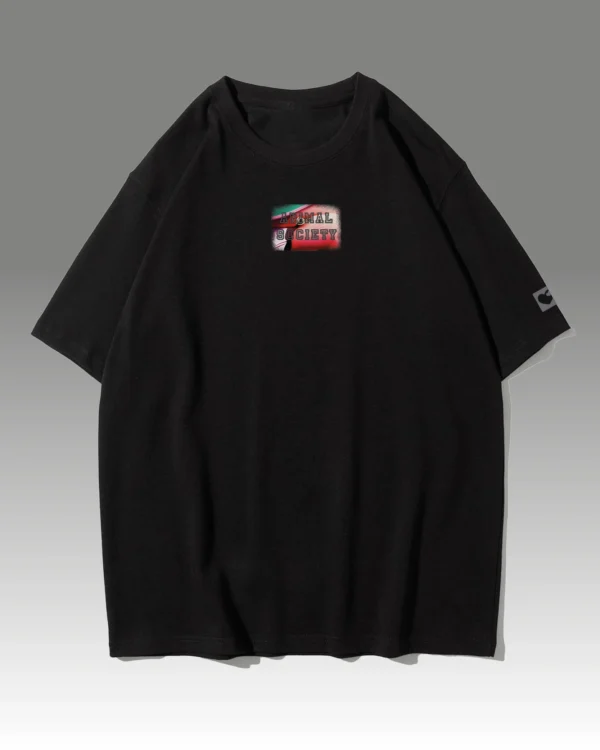 Męska koszulka oversize <br>Arystokrata Flaming <br>Animal Society