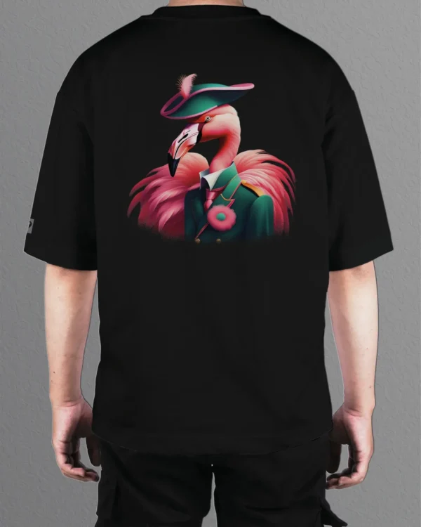 Męska koszulka oversize <br>Arystokrata Flaming <br>Animal Society
